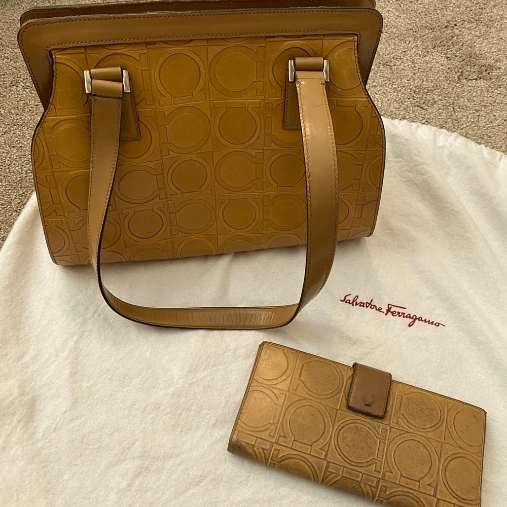 Salvatore Ferragamo bag and wallet